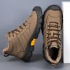 Martin Boots Men's New Winter Velvet Warm Boots Men's Outdoor Mountaineering Off-road Shoes Winter Warm