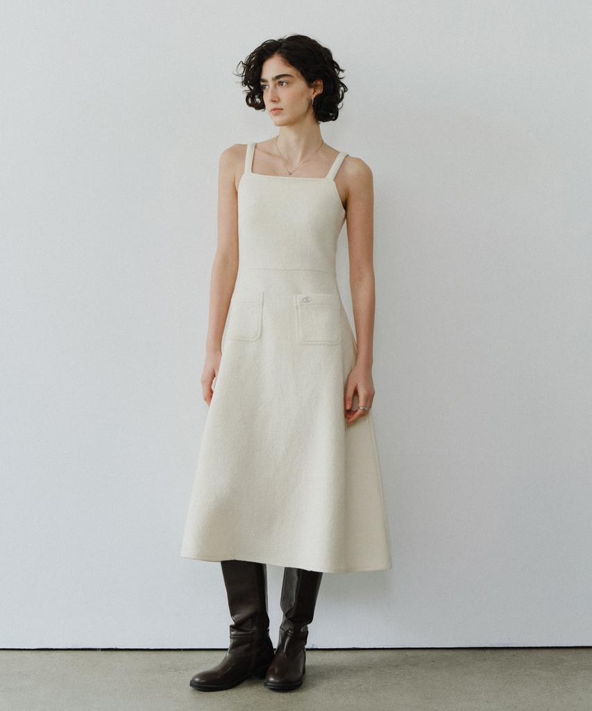 Yulago Tweed Sleeveless Dress