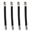 4pcs Elastic Bed Sheet Grippers Double Head Clips Gripper Holder Suspender Bed Sheet Fasteners Home Textiles Organize Gadget
