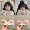 Girls Cartoon Fluffy Hairpin Ladies Sweet Style Cat Ear Shape Side/Top Bangs