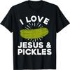 Cute Pickle Design For Men Women Kids Jesus Pickle Lovers T-Shirt