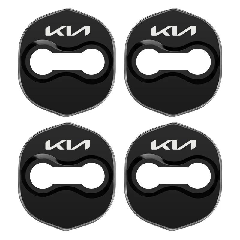 MYMX8 Stainless Steel Car Covers Door Lock Protecting Cover For Kia Rio Ceed Sportage Cerato Soul Sorento K2 K5 Picanto Optima