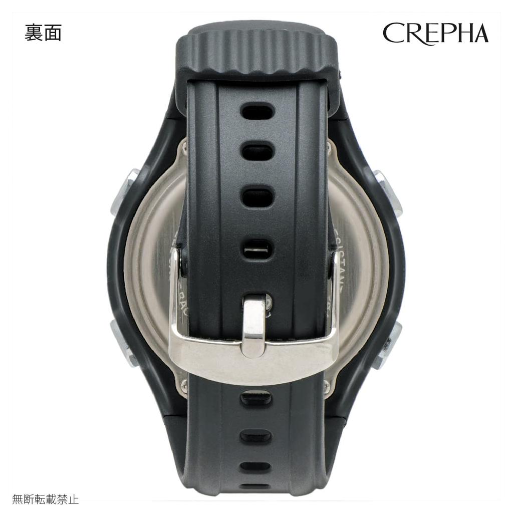 Digital Radio Urethane Black [Clepha] Men's Watch, Controlled, Strap, TE-D254-BK