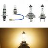 24V Halogen Quartz Car Bulb: H1, H3, H4, H7 Headlight & Fog Lamp, 3000K Warm White Light