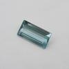 Natural Blue Aquamarine Loose Gemstone 11.95 Ct Baguette Cut for Jewelry Making and Gem Collections