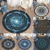 Galaktikos Sūkurys Holografinis Horizontas Apvalus Kilimas, Metaversumo Imituojamas Sci-Fi, Žaidimų Kambario Kilimas, Kompiuterio Stalo ir Kėdės Grindų Kilimėlis