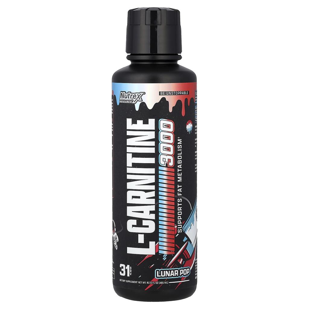 Nutrex Research L-Carnitine 3000, Luna Pop, , 465ml (15.72 Fl Oz)
