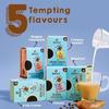 Bevzilla 20 Assorted Instant Coffee Cubes Pack with Date Palm Jaggery, 4 Flavours, Arabica Coffee, Zero Refined Sugar, Real Ingredients