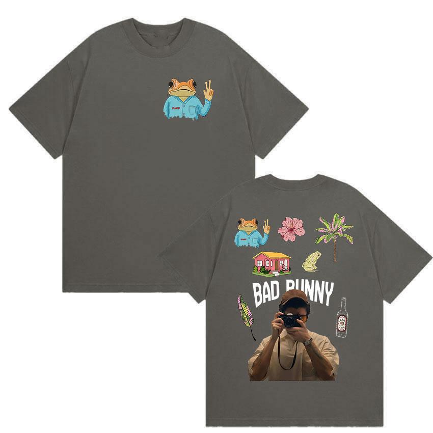 Debi Tirar Mas Fotos Bad Bunny Album Graphic TShirts UNISEXs Vintage High Quality Cotton YK Top Fashion Cozy Oversized Tees