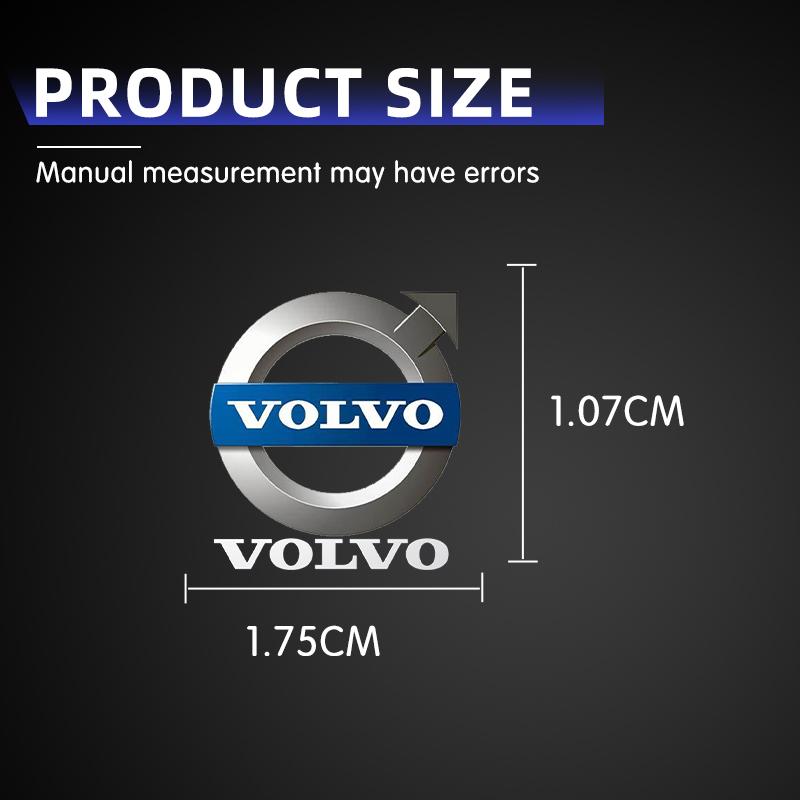 Car Logo Sticker Central Control Decals For Volvo T6 S40 S60 S90 XC40 XC60 XC90 V40 V50 V60 V90 T6 AWD C30 C70 S80 V70 XC70 VI9