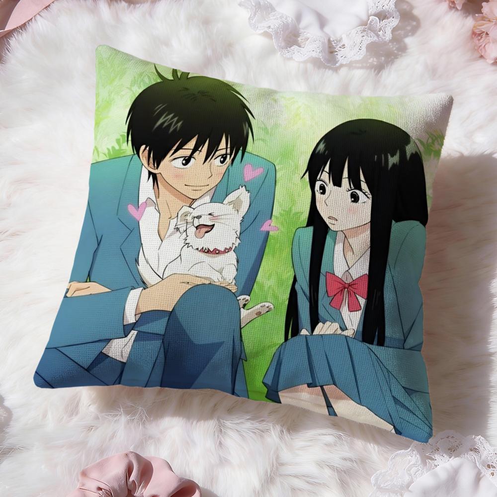Kimi Ni T-Todoke Anime Cushion Cover Premium Comfort Reversible Pillow Cove -Two In One Design for Any Room & Car Interior