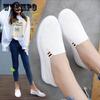 All-match Classic White Shoes Hollow Breathable Non-slip Soft Lightweight One-step Breathable Women's Shoes Women's Leather Shoes