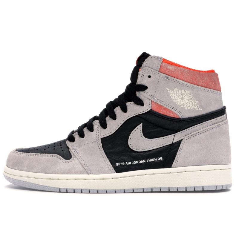 Jordan 1 Retro High 'Neutral Grey Hyper Crimson' Jordan 555088-018