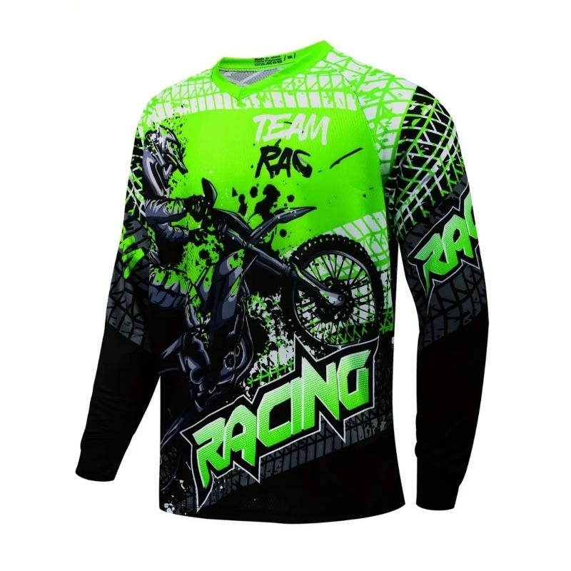 Motorcycle Jersey Downhill Mountain Bike Mtb Shirts Off Road Dh Motorcycle Jersey Motocross Sport Wear Clothing Bike Riding Suit