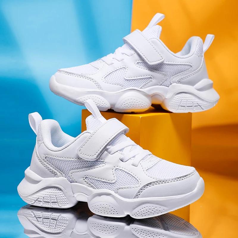 Andningsbara Nät Sneakers för Barn Lättviktiga Sportskor för Pojkar Flickor Bekväma Löparskor Gångskor för Barn Utomhuslek