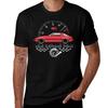 Red jdm T-Shirt Casual Minimalist Short Sleeve Top