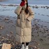 2XL Warm New Style Down-padded Jacket For Women Winter Bread Coat Mid-length Knee-length Korean Style Loose Thickened Cotton Jacket Trendy