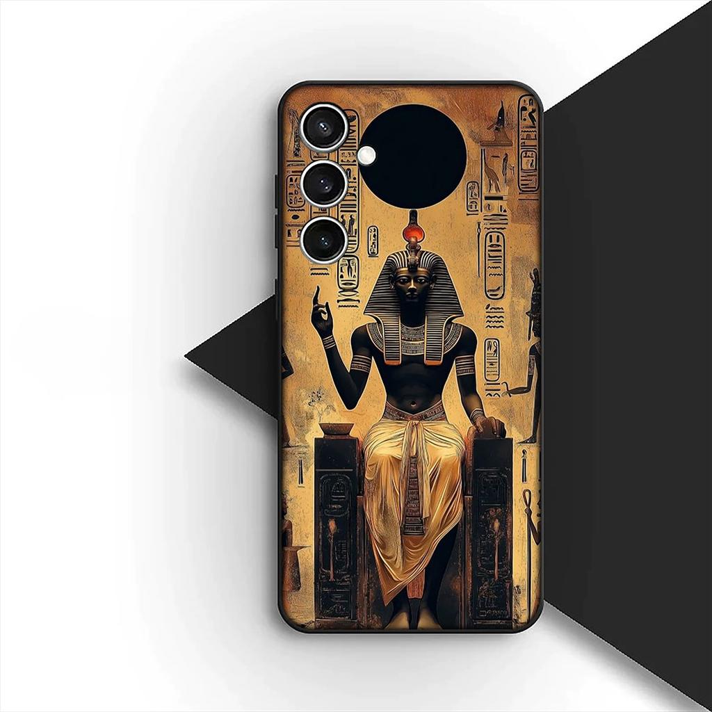 Egypt Nefertiti Anubis Ankh Kemet Pharaoh Flag Cover for Xiaomi Redmi Note 14 13 Pro Plus ProPlus 14C A3 Pro+ 14Pro 5G Case