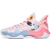 ANTA Shock Wave 4 Basketball Shoes Men's Low top Blue/Pink 112231106-14