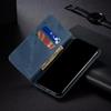 Custodia a portafoglio per rubrica telefonica in pelle denim cowboy di lusso per iPhone 12 Pro Samsung S20 Xiaomi Redmi Slot per scheda Huawei Business Slim Flip Cover magnetica