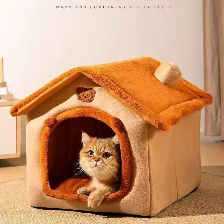 Four Seasons Waterproof & Windproof Washable Dog House for Small Pets