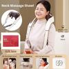 Châle de Massage avec manipulateur 3D, multifonction en forme de U, pétrissage électrique du dos, du cou et des épaules, avec chauffage
