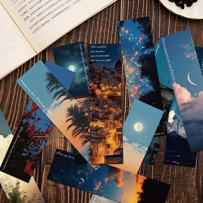 30 stuks De Wereld Rondzwerven Boekenlegger Leespagina's Boekmarkeerkaarten Studenten Gebruiken Notitie Dagboek Creatief Cadeau Papieren Kaarten Om Boek Te Markeren