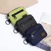 Men's Oxford Cloth Coin Purse Casual Zipper Wallet Retro Key Holder Mini Money Bag for Youth
