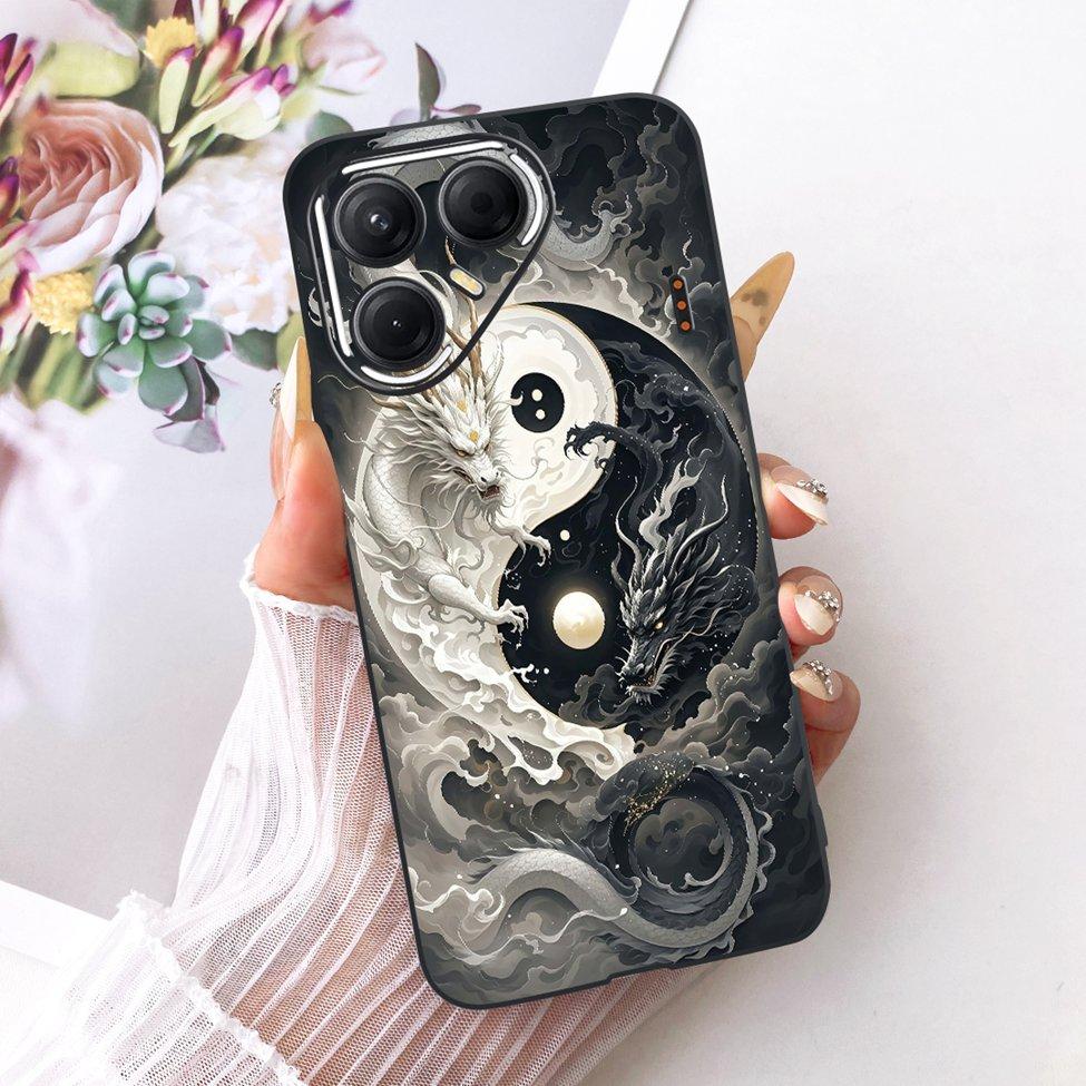 Phone Case For Tecno Pova 7 5G Cover Silicone Cute Cat Fashion Funny Painted Casing For Tecno Pova7 5G LJ7