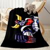 Robotic Beast Action Blanket Warmthful Decor Perfect for Seaside Office Bed Four Seasons Multipurpose Digital Print Gift for Travel Home Birthdays
