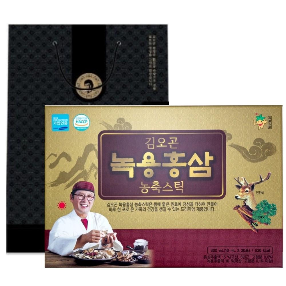 Kim O-gon Deer Antler and Red Ginseng Concentrate Stick Gift Set 300ml 1 pcs