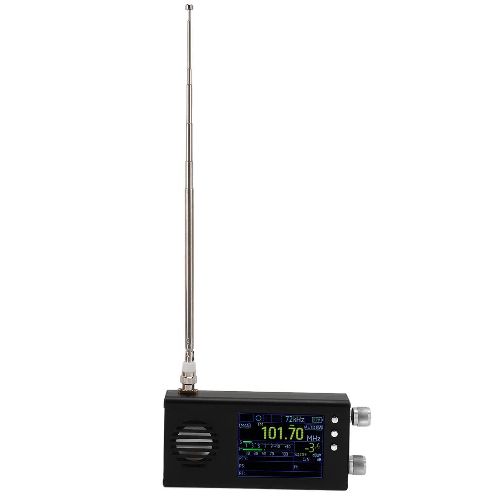Short Radio Receiver Portable 3.2in LCD Display Dual Stereo Spkers 5000mAh Battery SSB Full Band Radio