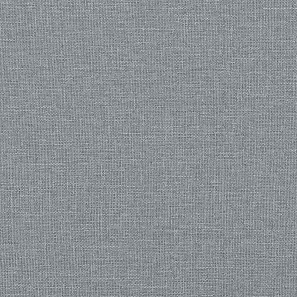 Back Cushion Light Grey 200 X 19 X 50 Cm Fabric