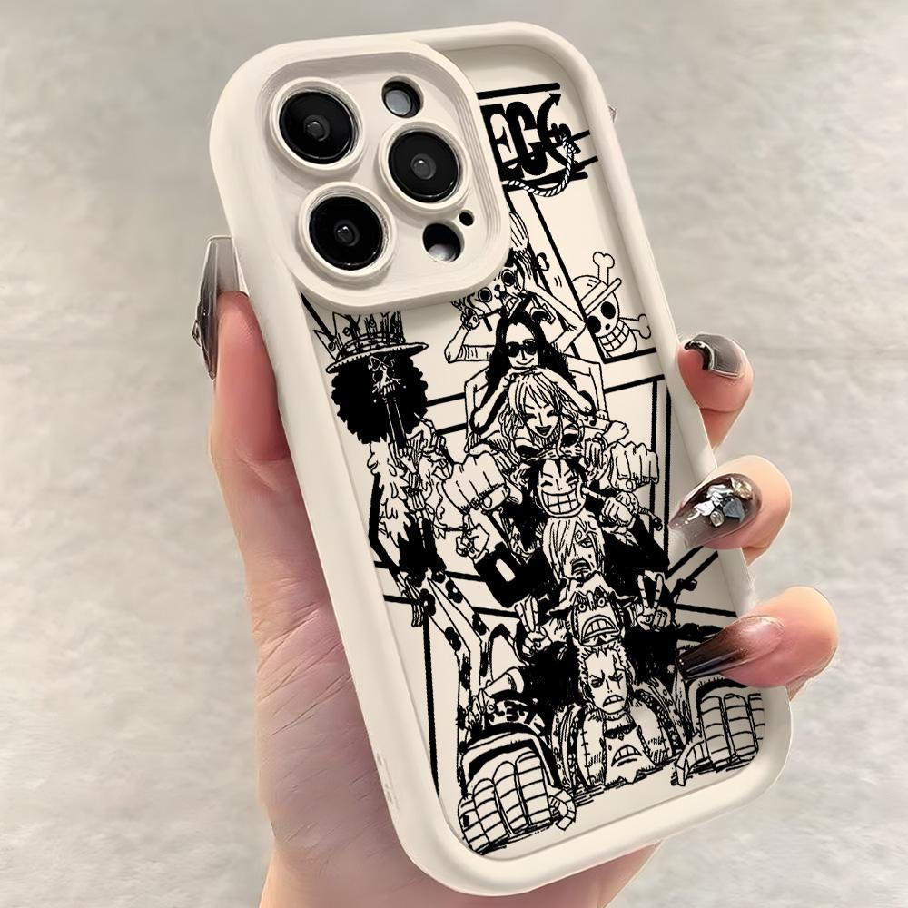Ones Pieces Luffys Zoros Phone Case For Samsung Galaxy A17 A07 A06 A26 A16 A06 A35 A55 A25 A05s A15 A54 A34 A36 A24 4G 5G Soft