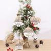 Christmas Wooden Ornaments Wood Christmas Decorations Rustic Farmhouse Christmas Ornaments Set Wooden Double Layer for Home