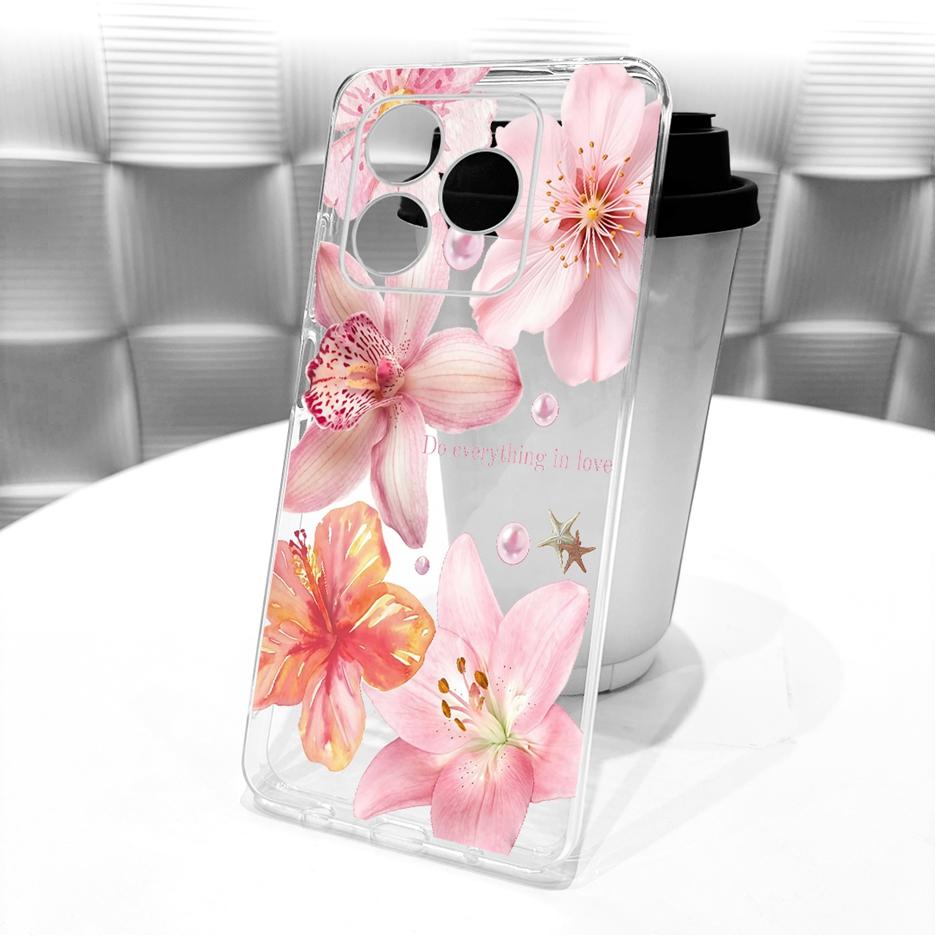 For Honor X5C Plus Case NLA-LX1 Luxury Butterfly Painted Cover Clear Silicone Case For Honor X5C X 5C HonorX5C Plus 4G Soft Bags