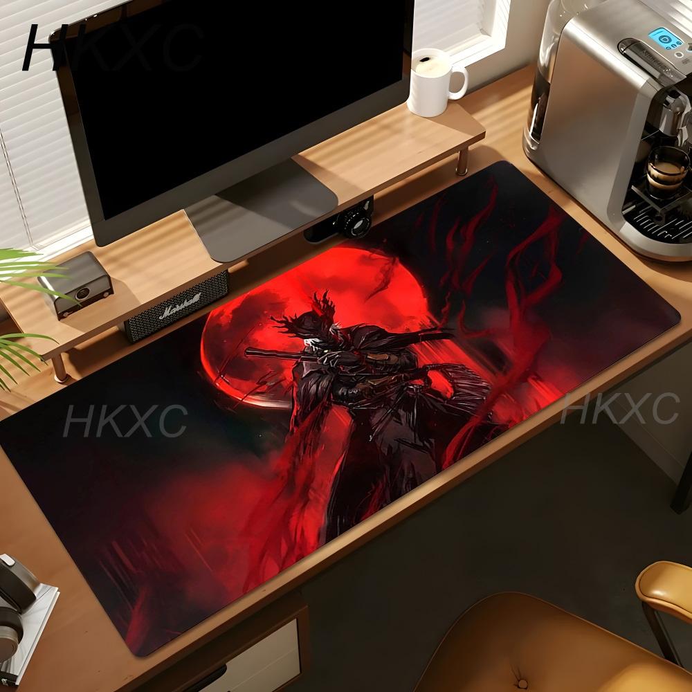 50x100cm PC Anime Cartoon New HD Desk Mat Bloodborne Large Gaming Mouse Pad Office Laptop Accessories Anti Slip Mousepad Carpet
