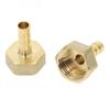 Durable Pipe Fitting PCF Pipe Joint Tube Brass Hose Barb 1/8" 1/4" 3/8" 1/2" OD 6-8mm Coupler Connector Adapter PU PE Tube