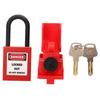 Kit de Verrouillage de Disjoncteur CB 07 Verrou de Disjoncteur Cadenas en Nylon 38mm Isolation d'Alimentation Verrou de Sécurité