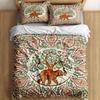 Indian Tribal Elephants Duvet Cover Set King Queen Double Twin Single Bed Linen Set