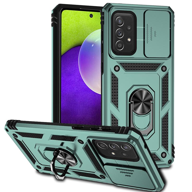 Voor Samsung Galaxy A13 A33 A53 5G Case Slide Lens Schokbestendig Armor Magnetisch Telefoonhoesje Voor Samsung A13 4G A 13 33 53 Achterkant