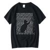 Men's High Quality T-shirt Cotton Funny Cool Cat Design Print Summer Loose Short Sleeve for Men T-Shirt Male Tops Tees