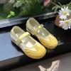 Niche Design Sense Velcro Shallow Mouth Single Shoes Women's Summer  New Casual Versatile Flat Mary Jane Shoes