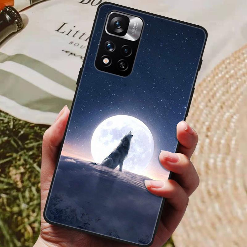Para Xiaomi Redmi Note 11 Pro Plus 5G Capa Capa Traseira de Silicone Macio para Telefone Para Xiaomi Redmi Note11 Pro + Plus Coque Fundas bumper