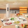 Flexible Silicone Food Warming Tray Electric Heated Mat for Dining Table Portable Foldable Dish Warmer Home Kitchen Essential