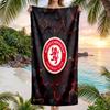 Middlesbrough FC Print Quick Dry Beach Towel Microfiber Absorbent Portable Travel Swimming Towel