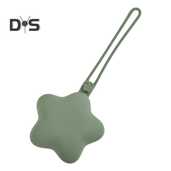 Star Shaped Pacifier Holder Case with Hanging Rope Food Grade BPA Free Portable Silicone Pacifier Protector Case