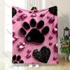 3D Cute Cat Paw Print Blanket, Soft Cozy Warm Giant Extra Large Blanket for Bed, Sofa, Couch, Travel, Camping, Wonderful Gifts