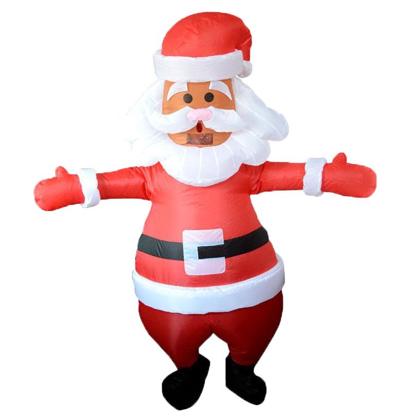 Costume gonflable d'arbre de Noël, de bonhomme de neige et de renne pour les fêtes festives