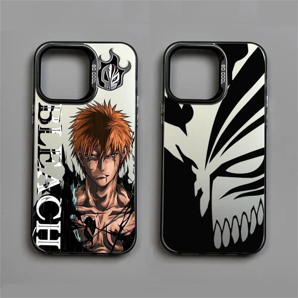 Custodia per Telefono Anime BLEACH Per iPhone 16e 16 15 14 13 12 11 mini Pro Max X XR XSMAX 8 7 Plus Anti Caduta Cover Posteriore Opaca